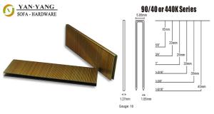 Quality 9040 series hot sale industrial staples galvanized wire sofa staples wholesale