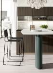 Classic Sleek Design Wood Veneer Kitchen Cabinet Tailored Customized Color