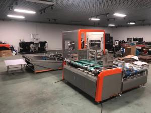 Quality 1300mm×1050mm Paper Box Folder Gluer Machine Automatic Feeding wholesale
