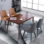 Leather Seater Chrome Metal Leg Modern Leisure Chair