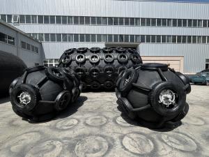 Quality High Pressure Black Rubber Marine Fender Easy Install wholesale
