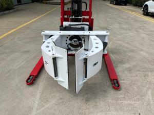 Quality 500kg 1.6m Paper Roll Semi Electric Stacker PU Wheel wholesale