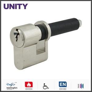 China Spindle Drive Multi Lock Cylinder Satin Nickel Brass Special Application on sale