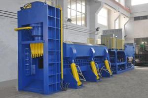 China Non - Ferrous Iron Recycling Machine Iron Aluminum Car Metal Shear Baler on sale