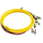 FC UPC OFNR Fiber Optic Pigtail SM 12C Colored Single Mode LSZH