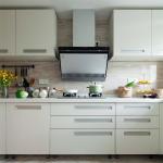 Small Modern Kitchen Countertop Cabinet With Melamine Door Finish