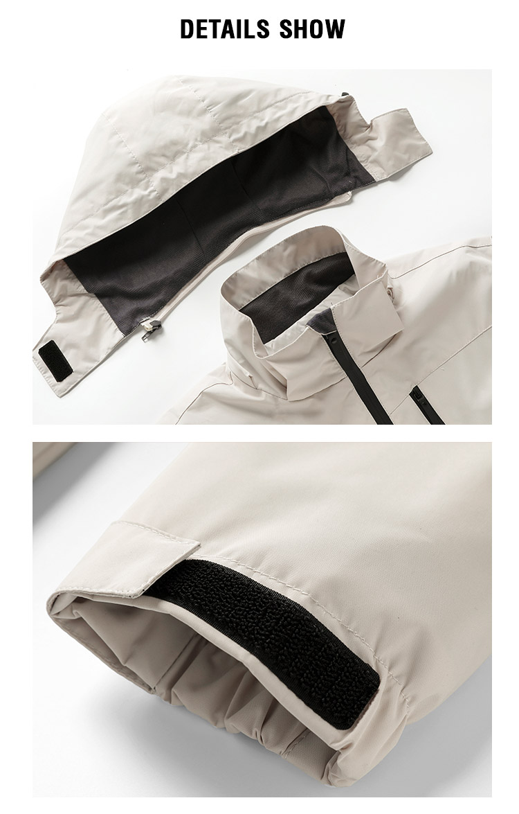 Windproof and Waterproof Men's Jacket All Seam-Sealed with Great Breathability Outdoor Sports for Men