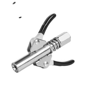 Quality Lubrication Tool Cavitt 10000psi High Pressure Grease Gun Coupler 90*15mm Double Handle Nozzle Nipple wholesale