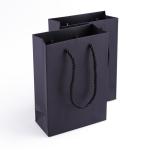 Gift Craft Industrial Customized Kraft Paper Shopping Bag with Ribbon Handle