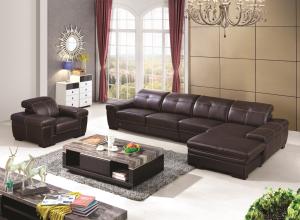 Quality modern combination genuine leather sofa furniture wholesale
