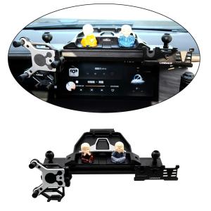 Quality 4x4 Tank 300 Accessories Center Console Bracket Phone Holder Black Aluminum Alloy for GWM wholesale