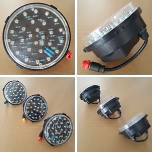 Rotable Detachable Lenses 100MM LED Module Toy Teaching Parking Traffic Light Part