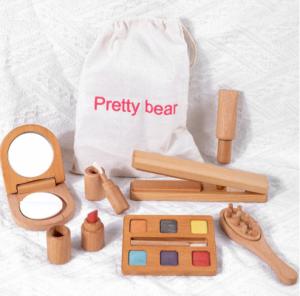 Quality Household Wooden Toy Set Dresser Makeup Toy High Simulation wholesale