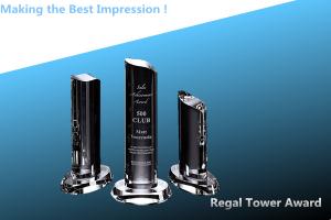 Quality regal tower award/crystal regal tower award/crystal tower award/acrylic tower trophy wholesale