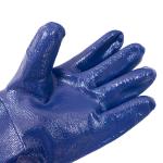 Durable Versatile Chemical Resistant Gloves Blue Nitrile Coated Gloves