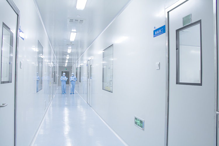 Hospital Pharmacy Modular Clean Room Sandwich Panels ISO 9 With Sliding Door