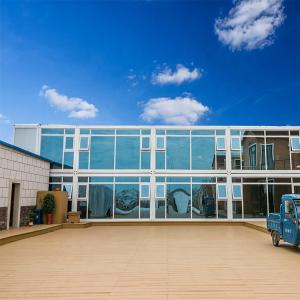 Quality Zontop modern luxury quick concrete construction complete large modular prefab glass house wholesale