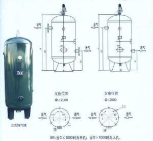 Quality Portable Replacement Portable Air Compressor Tank Carbon Steel Material wholesale
