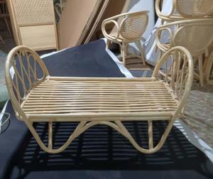 Quality Natural Rattan Baby Bed ECO Friendly baby Furniture wholesale