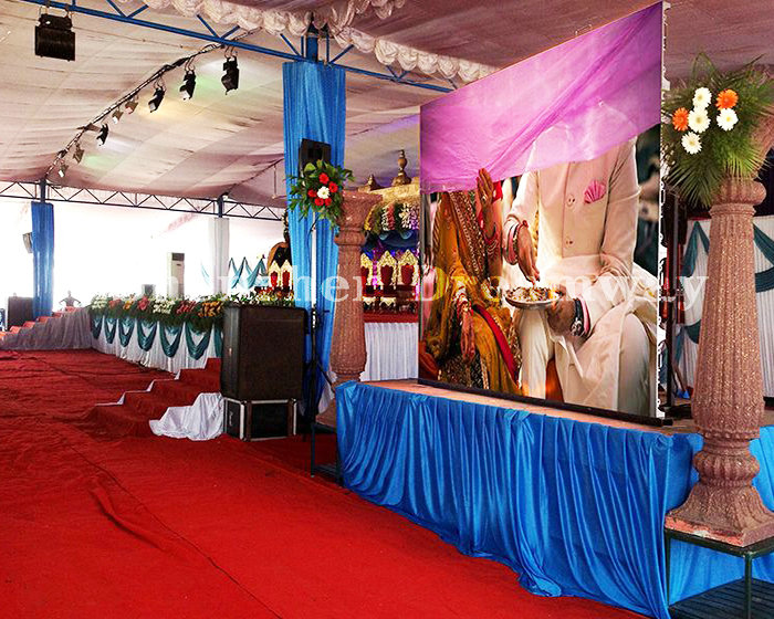 indoor led display rental for wedding