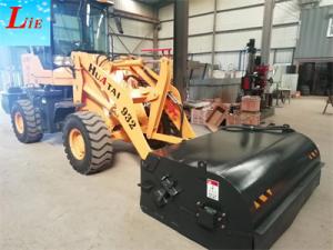 Quality XCMG ZL50GN wheel loader road cleaning sweeper bucket sweeper for skid steer wholesale