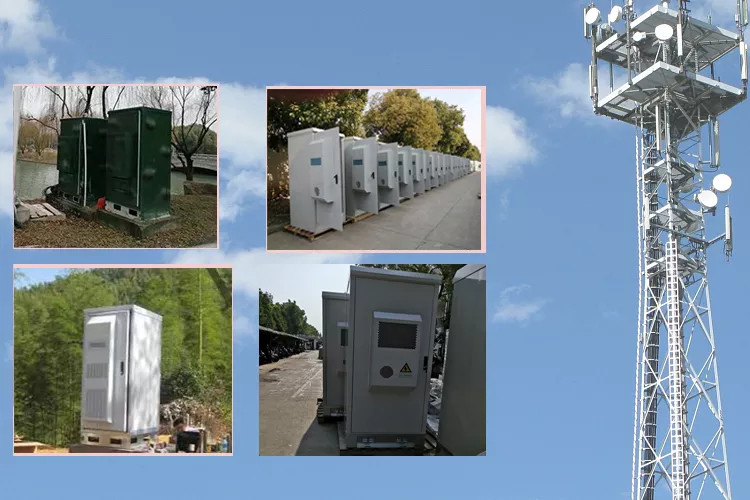 Outdoor Telecom Equipment Weatherproof Data Cabinets 18U 22U 32U