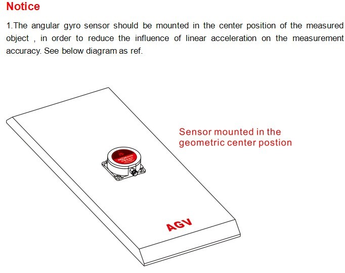 AGV RS485 Angular Mems Sensor Platform Anti Interference
