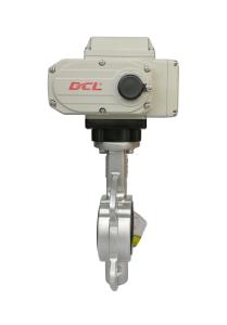 Quality SS304 Concentric Electric Actuated Butterfly Valve DN50~DN65 wholesale