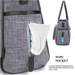 Shoulder Stylish Diaper Bags Duffle Multifunctional Washable Messenger Style