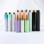 10ml fine mist glass spray bottle black aluminum travel use luxury perfume