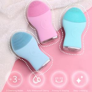 Quality 5V Facial Massager Electric Facial Cleanser Pink With FCC wholesale
