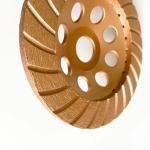 7 In. Diamond Turbo Cup Wheel For Angle Grinders 180mm
