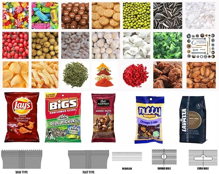 Automatic Four Sealing VFFS Packing Machine for Chocolate Dry Food
