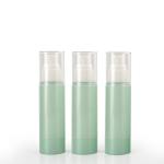 Green Cosmetic PET Empty Packaging Plastic Lotion Bottles