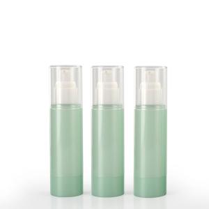 Quality Green Cosmetic PET Empty Packaging Plastic Lotion Bottles wholesale