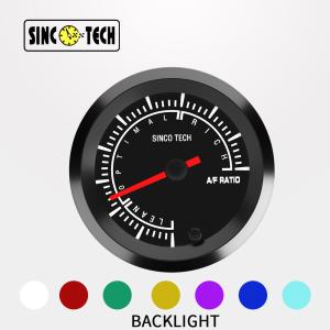 Quality Sinco Tech 637 Race Car Air Fuel Ratio Meter 12V Vehicles AFR Gauges wholesale