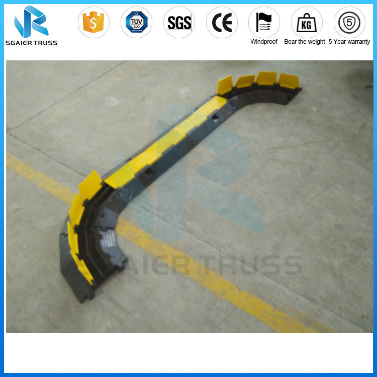 Outdoor Hose Ramps Truss Parts 2ch - 5ch Dual Rubber Cable Protector Hump
