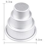 High Quality Aluminium Alloy Round Carbon Steel Bottom Cake Mold