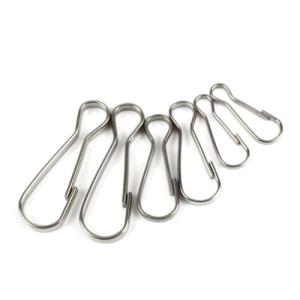 Quality Stainless Steel Rope Hardware Accessories J Hanging Hook For Lanyard Fitting wholesale