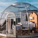 Transparent Camping Hotel Prefabricated Dome for Outdoor Bubble House Yurt With