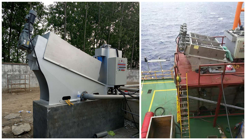 Customized Voltage Compact Screw Press for Low Noise Purification of Activated Sludge