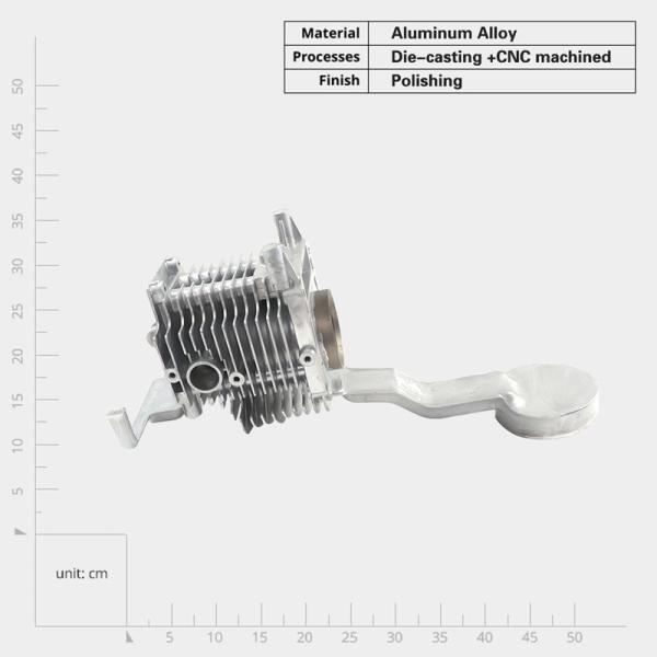 High quality Aluminum Alloy Die Casting Car Parts New Auto Steering Die Casting