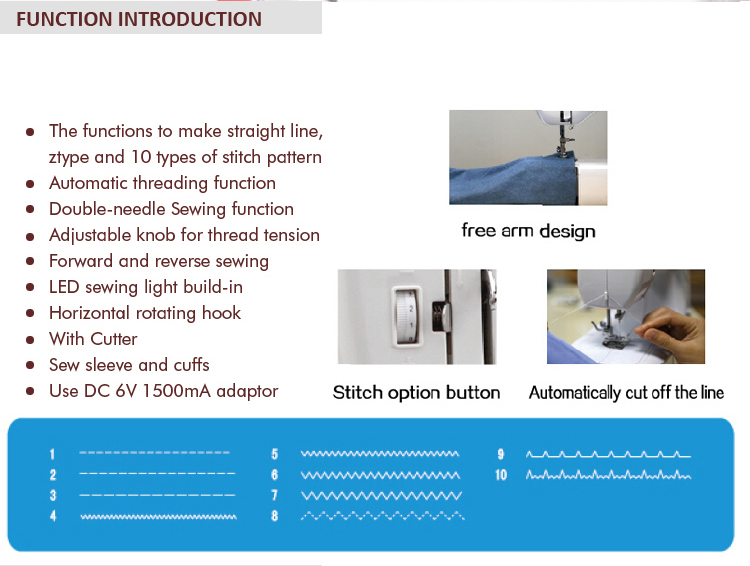Easy Operation Double Needle Automatic Sewing Machine for Pillow Cases and Production