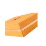 Hard Paper Gift Box Packaging with Gold Satin Lined