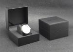 Custom Luxury Mens Watch Box Leather Watch Storage Case Environmentally Friendly