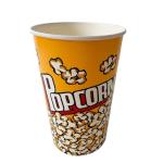 46 Oz Cinema Disposable Popcorn Cup Food Grade PE Coating Lightweight