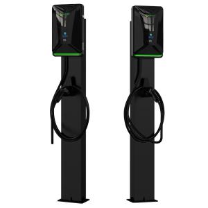 Quality 7KW 11KW 21KW Black Column-Type Floor-Standing Electric Vehicle AC Charging Pile wholesale