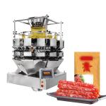 Semi-Automatic 12/14 Head Multihead Weigher Packaging Machine Cured Sausage