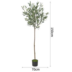 Quality 150cm Artificial Olive Tree No Light Potted Plants Room Decor Evergreen In 4 Seasons wholesale