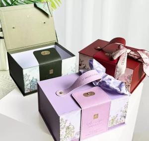 Quality Customized Eco-friendly Recycled Cardboard Rigid Gift Box Colorful Folding Design Magnetic Closure Suitable for Shoes and Clothing Packaging wholesale